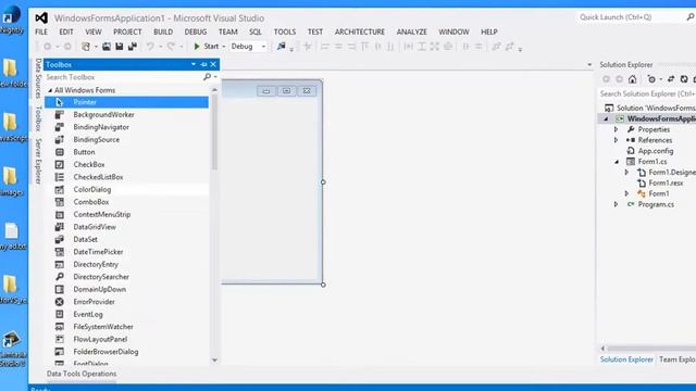 Creating a C# windows Application смотреть онлайн