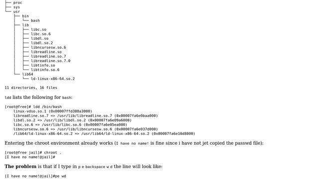 Unix & Linux: Bash in chroot strange key movements смотреть онлайн