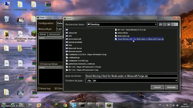 How to install Smart Moving Mod on Minecraft 1.4.6 смотреть онлайн