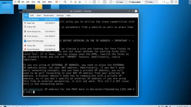 SET(Social-Engineer Toolkit) ❤️ KALI LINUX 2019 смотреть онлайн