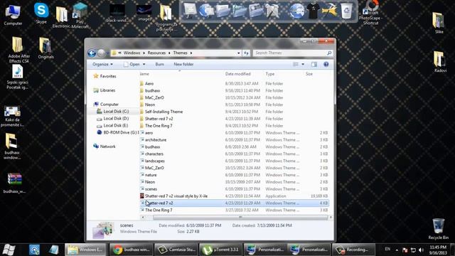 Kako promeniti themu na windows 7 смотреть онлайн