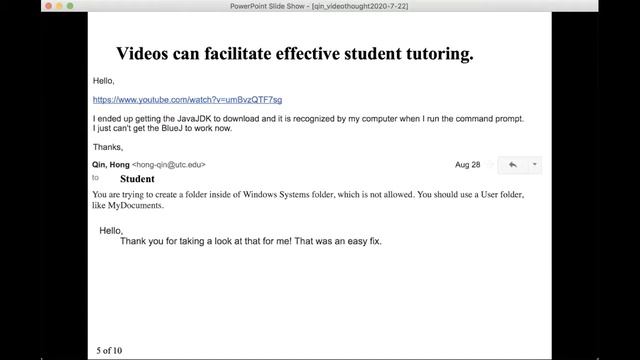 Make student thought process visible through videos смотреть онлайн