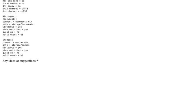 DevOps & SysAdmins: Freebsd 8.1 Samba4 smbclient returns NT_STATUS_INVALID_PARAMETER смотреть онлайн