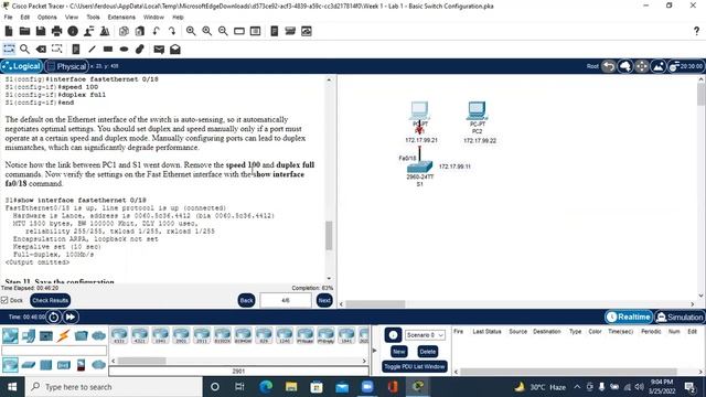 Basic Switch Configuration | CCNA 200-301 | part - 3 смотреть онлайн