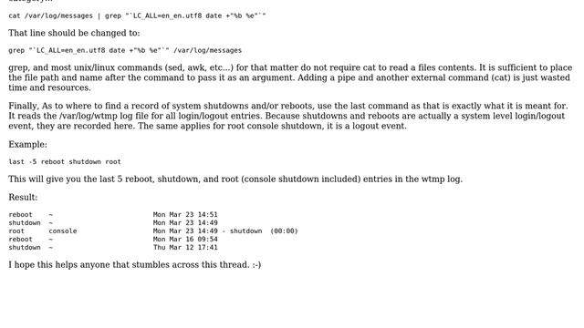 Is there a log that records shutdowns in Linux? (8 Solutions!!) смотреть онлайн