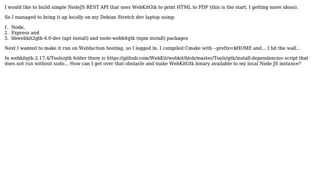 How to install WebKitGtk on Webfaction shared hosting server? смотреть онлайн