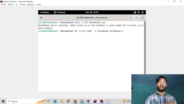 NASM Y C EN LINUX смотреть онлайн