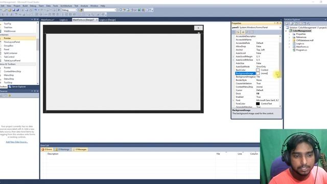 How to import Background Image to Windows Form | Part 05 смотреть онлайн