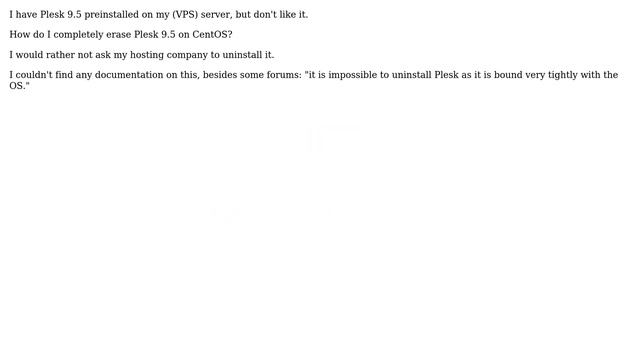 DevOps & SysAdmins: Uninstall Plesk 9.5 CentOS смотреть онлайн