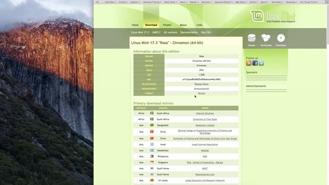 Downloading Linux Mint onto a Mac смотреть онлайн
