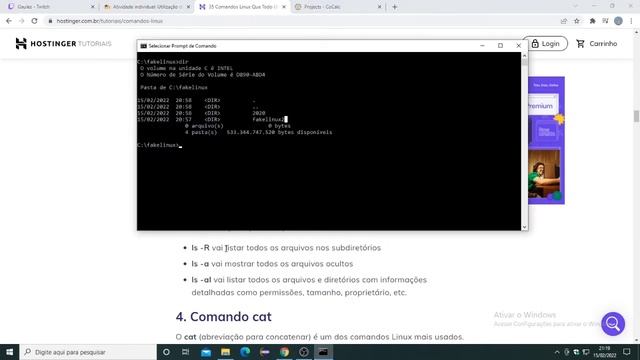 Comando ls do Linux No windows смотреть онлайн