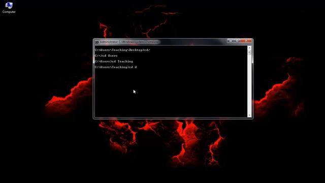 Command Prompt Tutorial TAB AND ARROW KEY смотреть онлайн