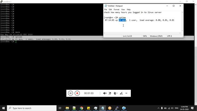 How to check server running time in google cloud Linux machine смотреть онлайн