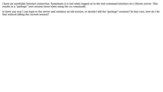 DevOps & SysAdmins: Kill or continue lost Linux sessions смотреть онлайн