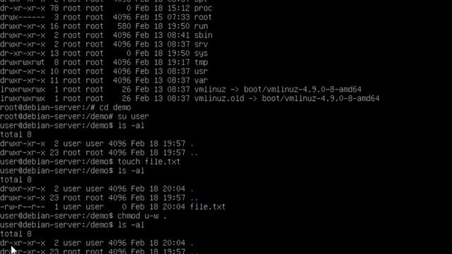 03 - Changing Permissions and Sudo смотреть онлайн