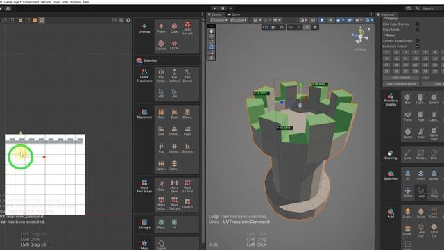 Low Poly Tower - UModeler X Tutorial for Beginners. смотреть онлайн