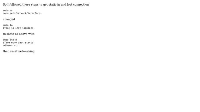 Ubuntu: static ip no internet смотреть онлайн