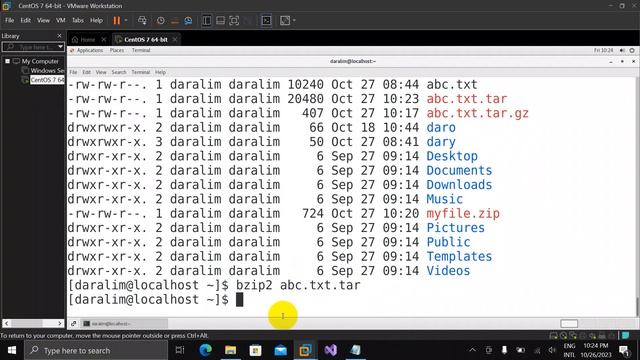 របៀបCombine and compress fileក្នុង Linux ( Tar, Zip, gzip, bzip2 ) смотреть онлайн