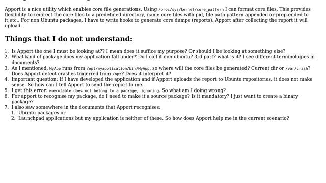 Apport support for non ubuntu packages смотреть онлайн