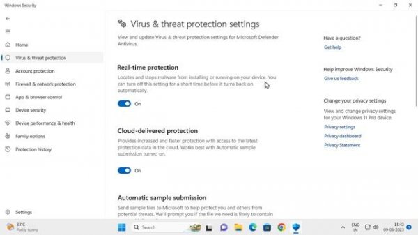How To Turn Off Windows Security Real Time Protection in Windows 11
