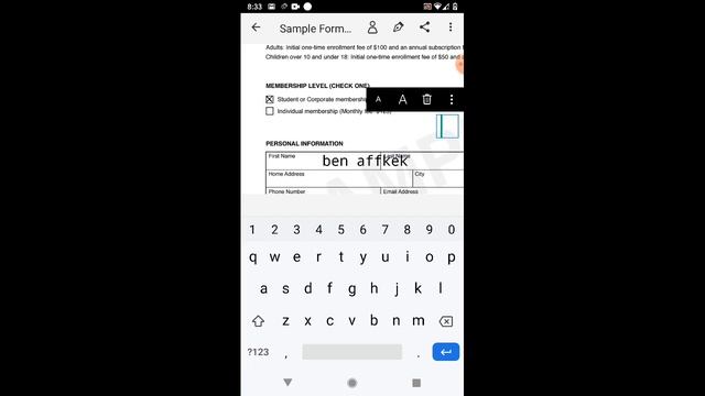 How To Sign, Fill In PDF's With Adobe Fill & Sign: Easy PDF Form Filler FOR FREE On ANDROID & iPhon смотреть онлайн