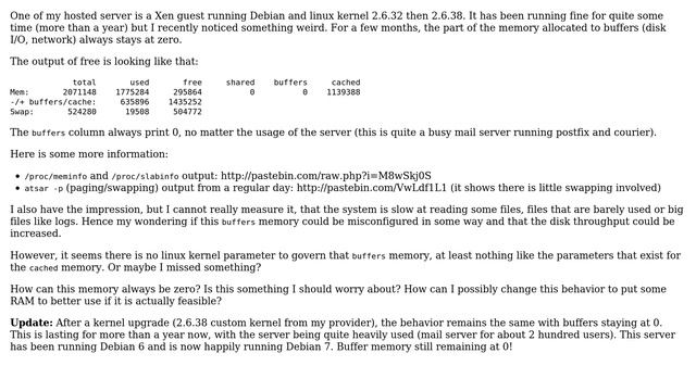 DevOps & SysAdmins: Linux buffer memory always stays at zero смотреть онлайн