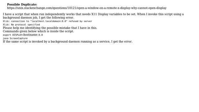 Xlib: No protocol specified смотреть онлайн