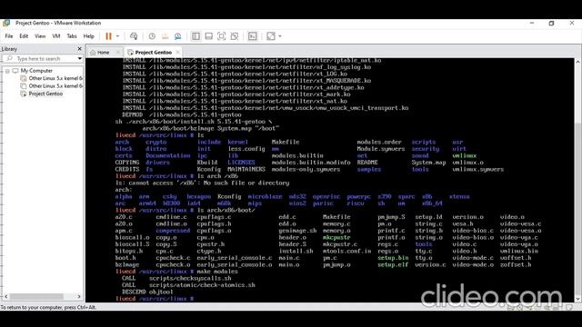 Gentoo Linux Installation смотреть онлайн