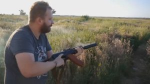 Глушитель «Steel» работа с АК74У