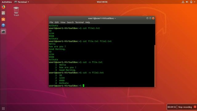 Basic Linux Commands for Beginners part 2 cat command смотреть онлайн