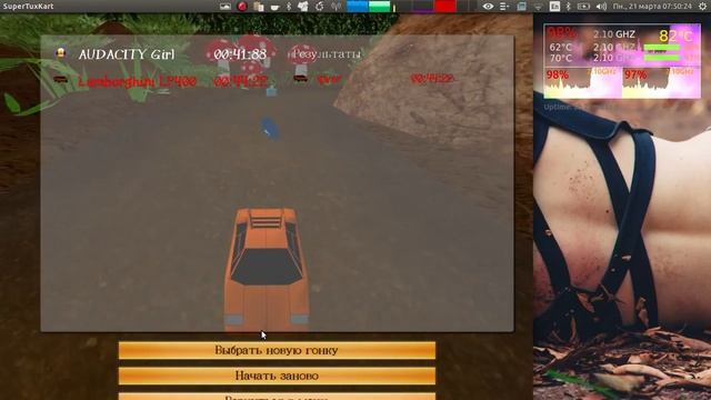 LiveUSB SuperTuxKart Ubuntu 14 04 3 + Mate Test смотреть онлайн