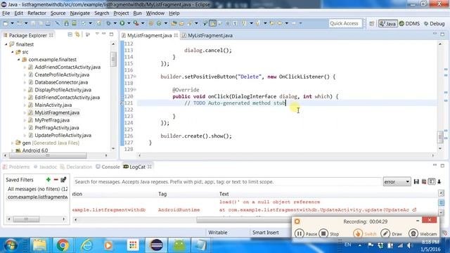 Android Punjabi Tutorial Populate List Fragment fom Database Part 8 смотреть онлайн