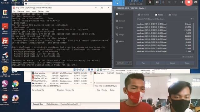 konfigurasi EHCP menggunakan virtual box (DEBIAN) Cli SMKN 3 GRT смотреть онлайн