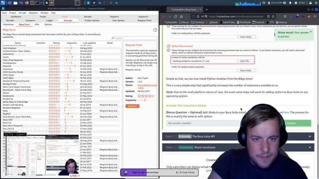 Highlight: THM Jr Penetration Tester Path - Burp Suite: Extender смотреть онлайн