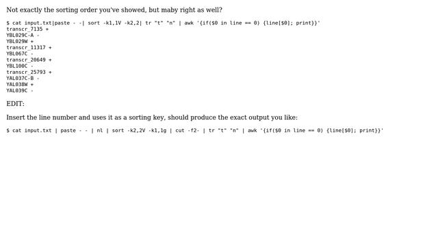 Unix & Linux: How to sort by odd lines then remove repeated values? (6 Solutions!!) смотреть онлайн