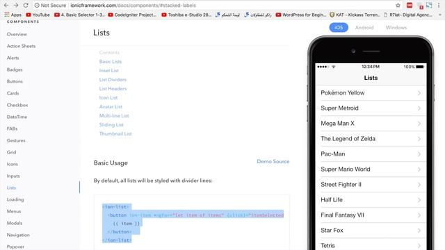 #3 ionic2 list | arabic смотреть онлайн