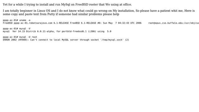DevOps & SysAdmins: Installing and running MySql on FreeBSD смотреть онлайн