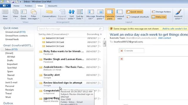 windows live mail important settings | All mails showing under single mail смотреть онлайн