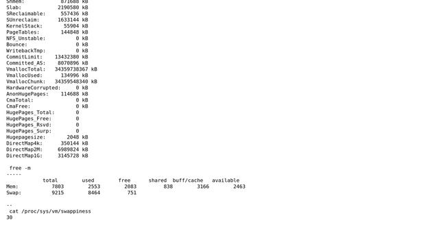 Unix & Linux: My linux is using heavy swap even the swapiness is low and ample amount of free space смотреть онлайн