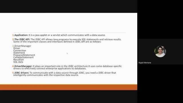 JDBC Architecture смотреть онлайн