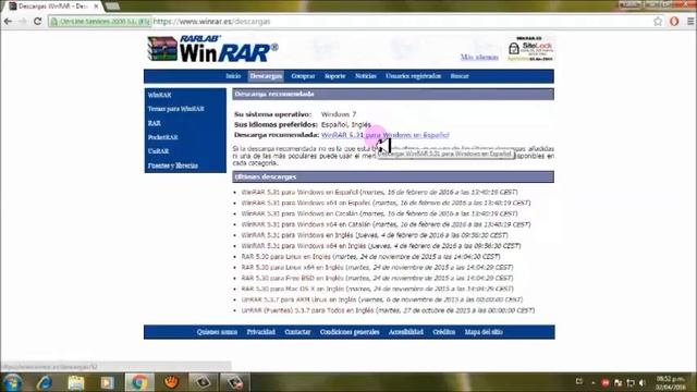 Como descargar winrar portable para 32 y 64 bits смотреть онлайн