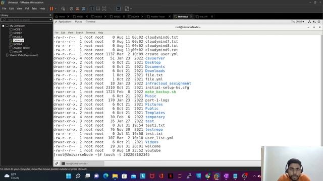 Basic Commands of Linux- PART 1 ( ls/ll | TOUCH | GREP | MAN | STAT ) смотреть онлайн