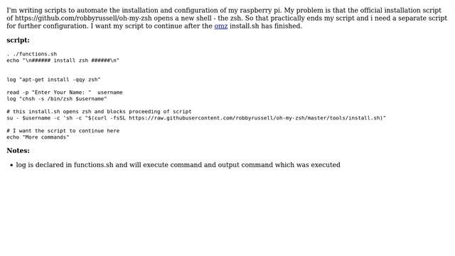Unix & Linux: How to exit shell which was opened within script? смотреть онлайн