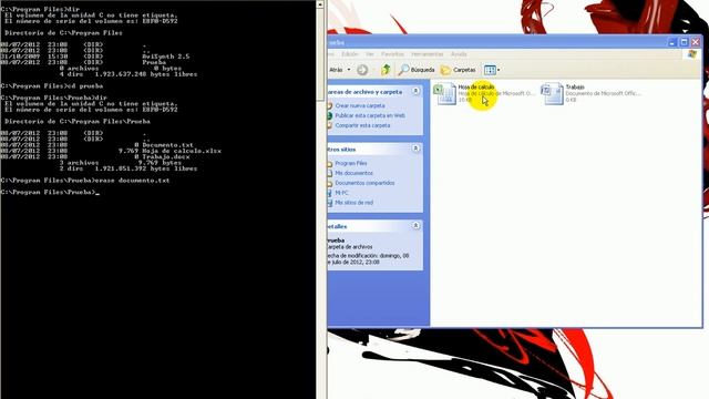 Eliminar archivos desde CMD Windows смотреть онлайн