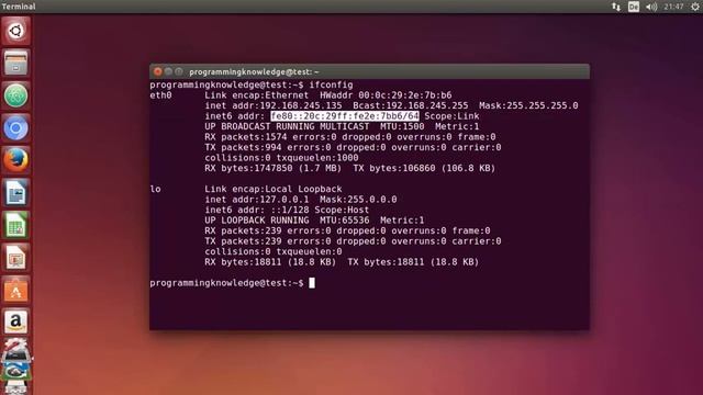 #linux Command Line Tutorial For Beginners 35 ifconfig command HIGH1 смотреть онлайн