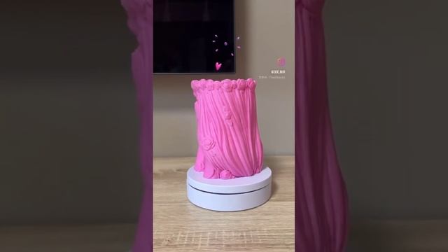 pink cachepot #3дпринтер #flowerpot #plantpot #3дпечать #3dprinting #3dprint #bambulab смотреть онлайн