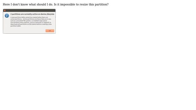 Ubuntu: How can I solve this GParted problem? смотреть онлайн
