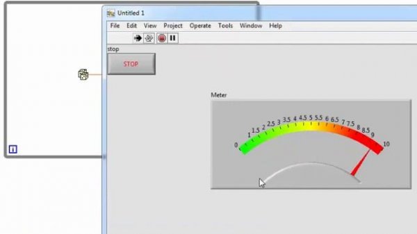 Labview tutorial for beginners |Labview random number generator | Adding a delay to while loop