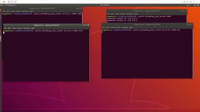 link of server and client_TCP/IP (c-language, Linux, Ubuntu 64 bit 2020_07_15) смотреть онлайн