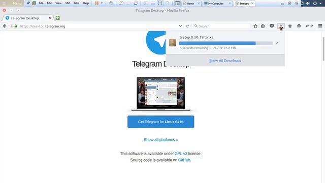 How to install telegram on linux/kali смотреть онлайн